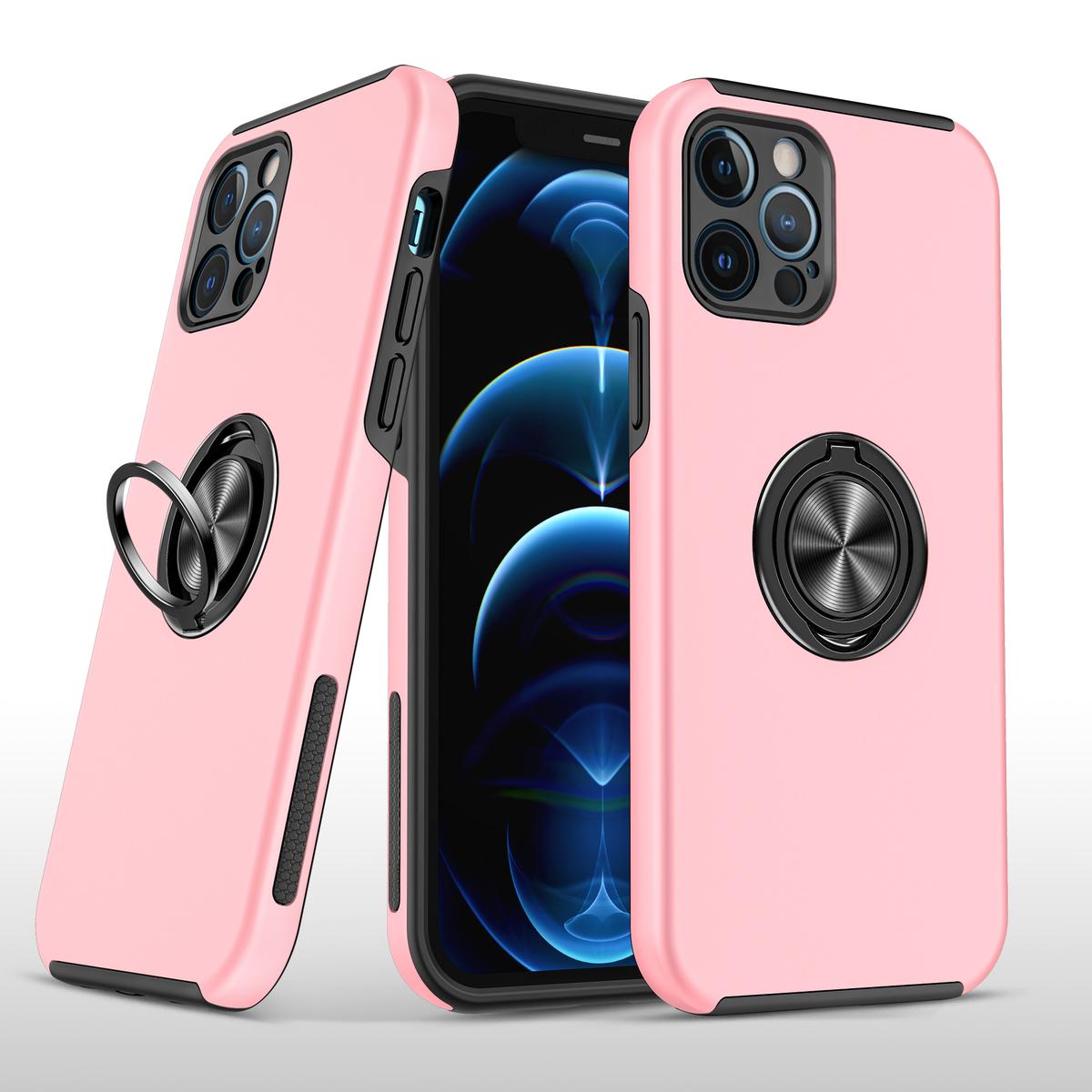 iPhone 12 Pro Max 6.7" CHIEF Oil Painted Magnetic Ring Stand Hybrid Case Cover, photo 8 of 12