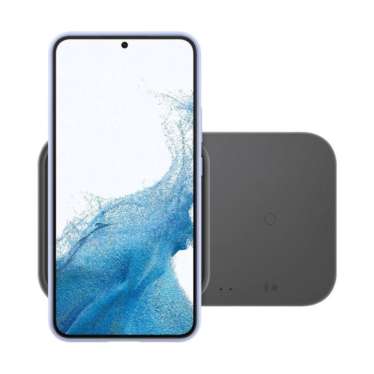 WIRELESS CHARGER DUO SAMSUNG 2 in 1 15W FAST CHARGE QI PAD – ADAPTER BLACK, photo 5 of 6