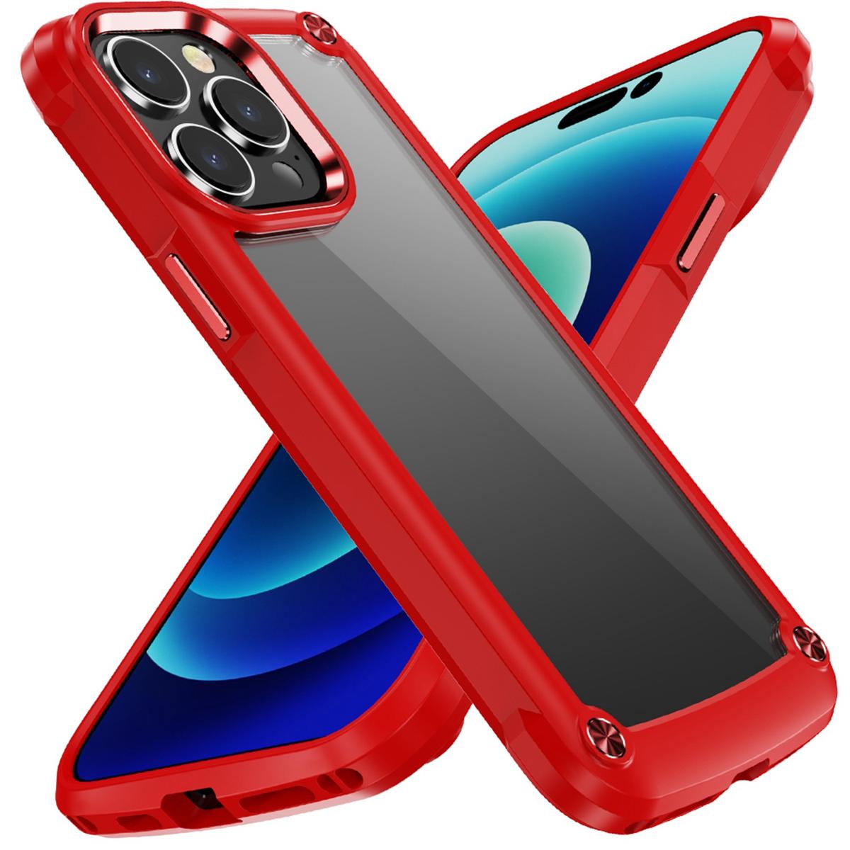 iPhone 12 & iPhone 12 Pro Ultimate CaseX Transparent Hybrid Case – Sleek Protection with Metal Buttons & Camera E, photo 6 of 6