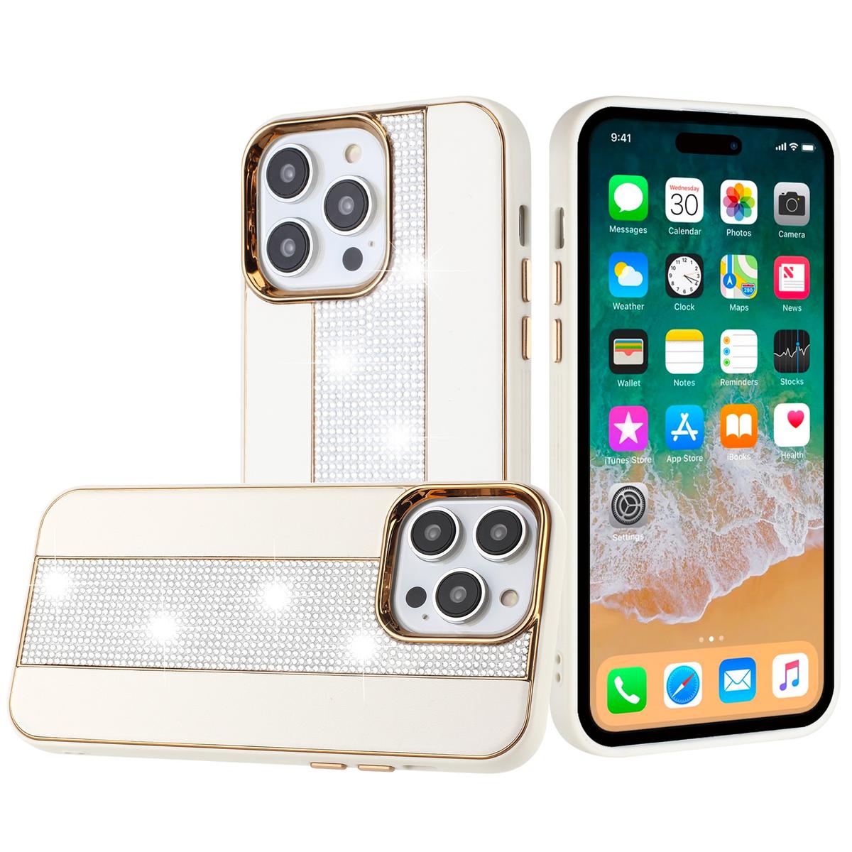 iPhone 15 Plus PU Leather Window Flap Case with Front Cover View, photo 3 of 5