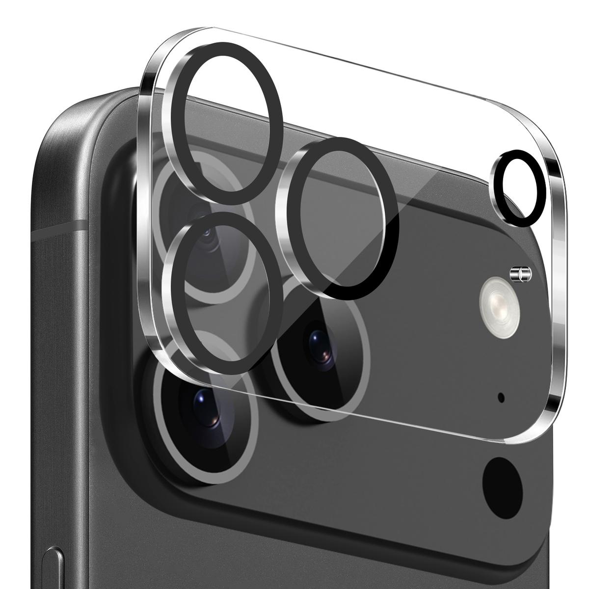 iPhone 17 Pro Camera Lens Black Edge Tempered(2.5D), photo 2 of 2