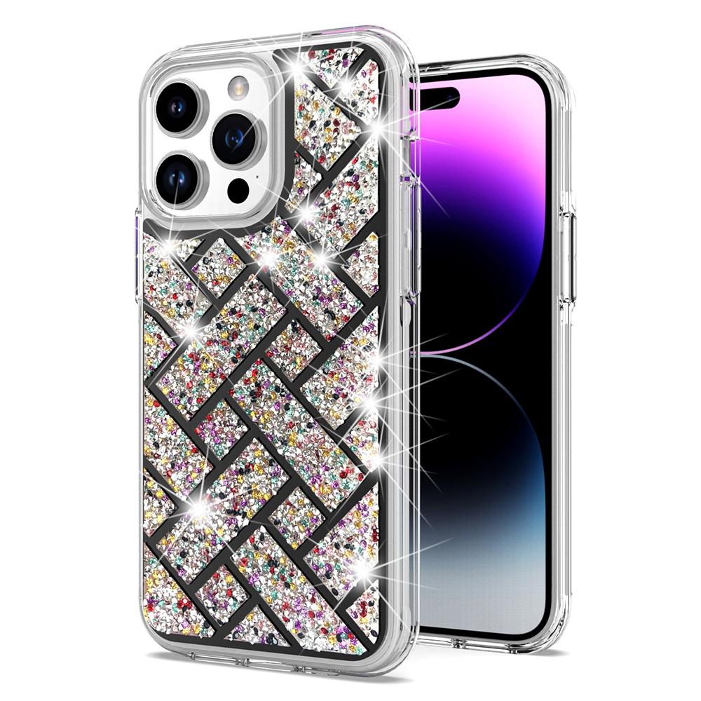 iPhone 15 Bling Hybrid Case Cover