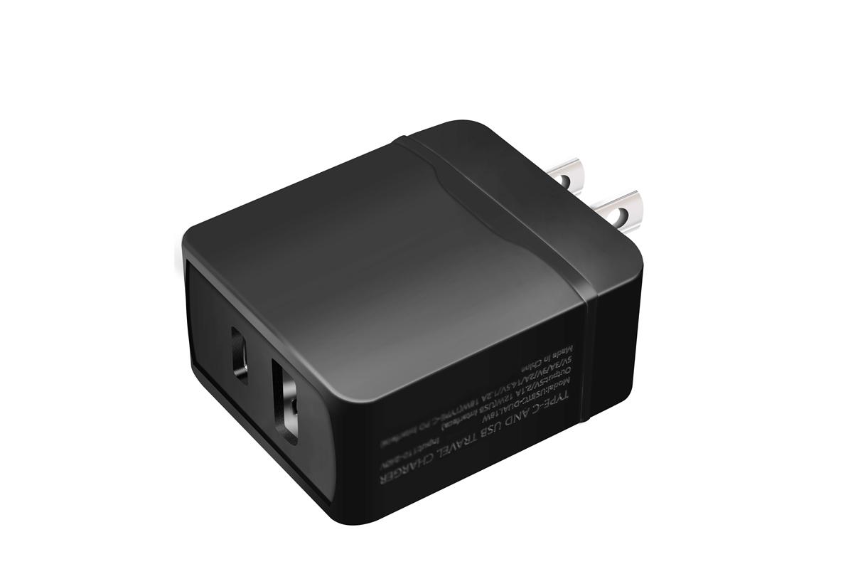 TYPE-C AND USB TRAVEL CHARGER 20W, photo 2 of 2