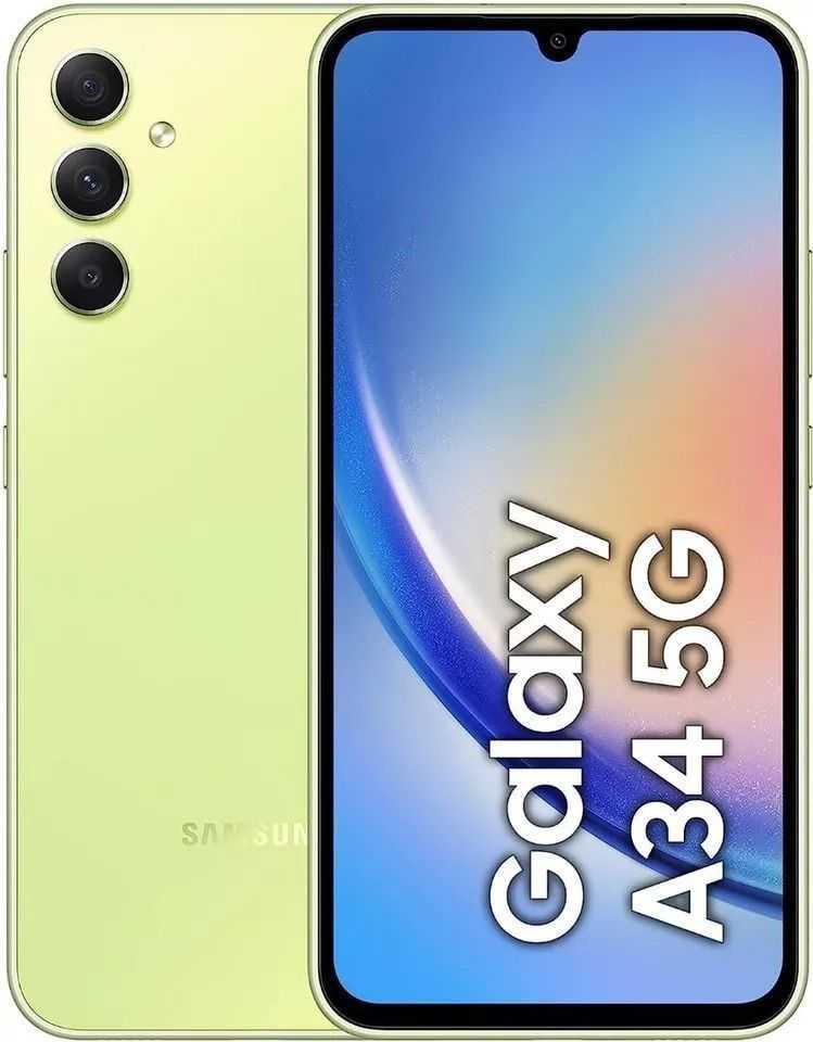 Samsung Galaxy A34 5G 128GB Awesome Lime Dual SIM Android (Unlocked) Smartphone, photo 2 of 3