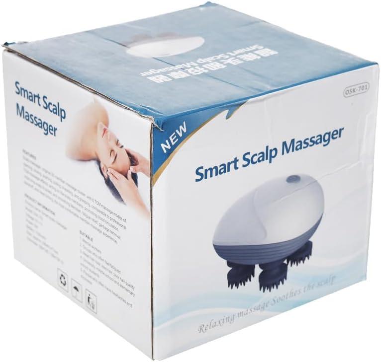 Electric Scalp Head Massager Red Light Therapy Antistress Relax Body Massage Remove Muscle Tension Tiredness Massageador Tool