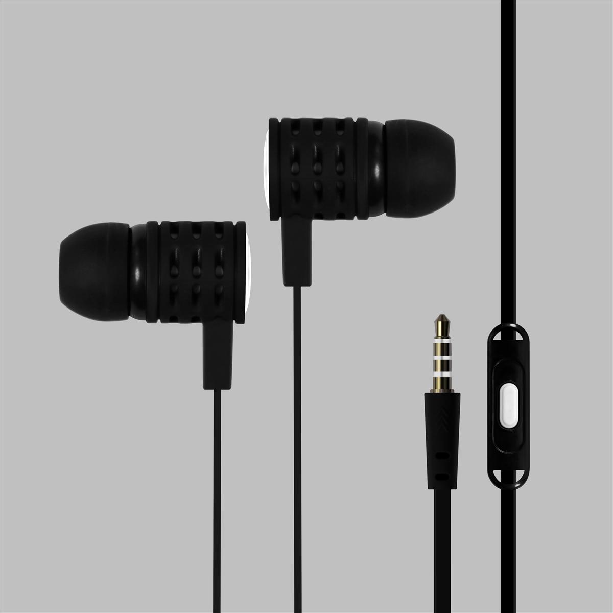 Universal 3.5mm Stereo Hands Free w/Extra Bass 750ST - Black, photo 2 of 3