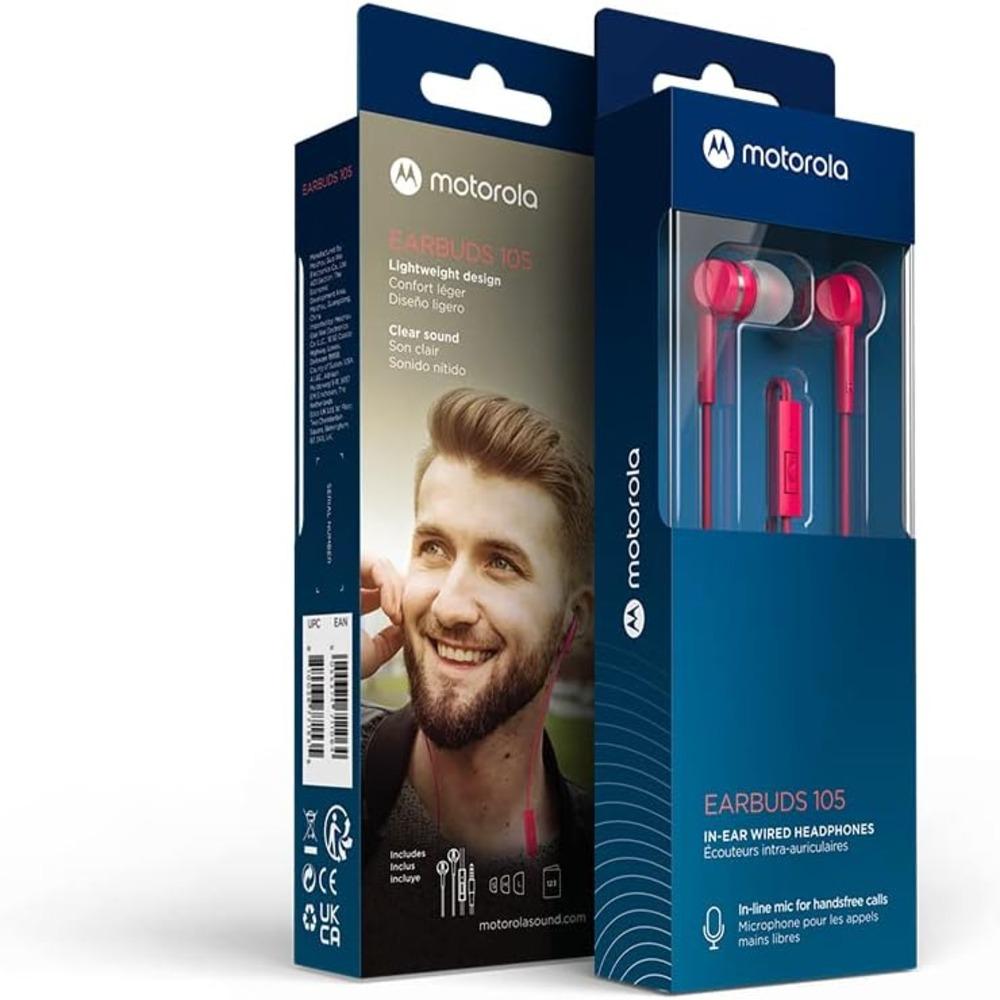 Motorola Wired Earbuds with Microphone