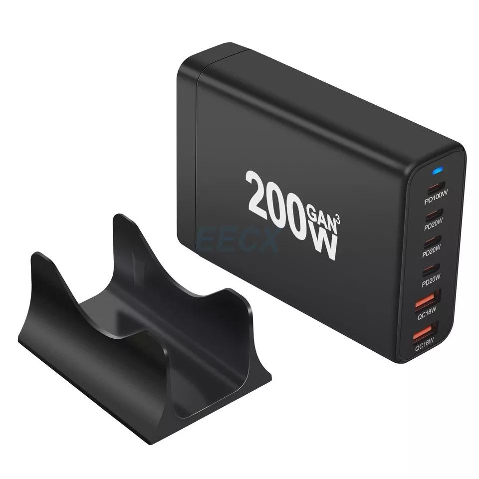 120W Gan Charger PD 40W Fast Charging Station 6 Ports for iPhone Type C Charger, photo 5 of 5