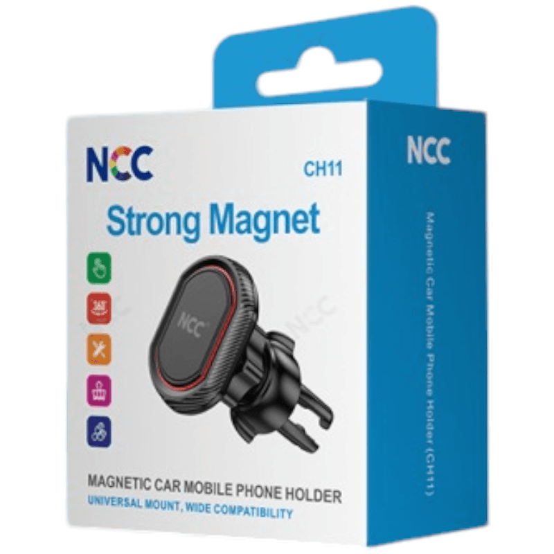 "Car Holder Smartphone Autohalterung NCC CH11 (Strong Magnet), black
