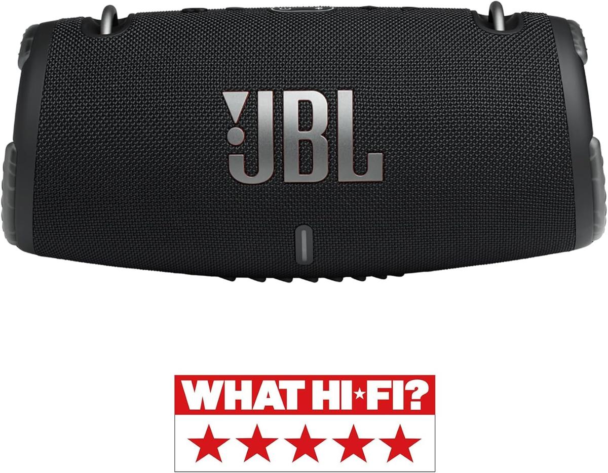 JBL Xtreme 3 Wireless Portable Waterproof Speaker and Charging Cable with Bluetooth, Black, photo 5 of 7