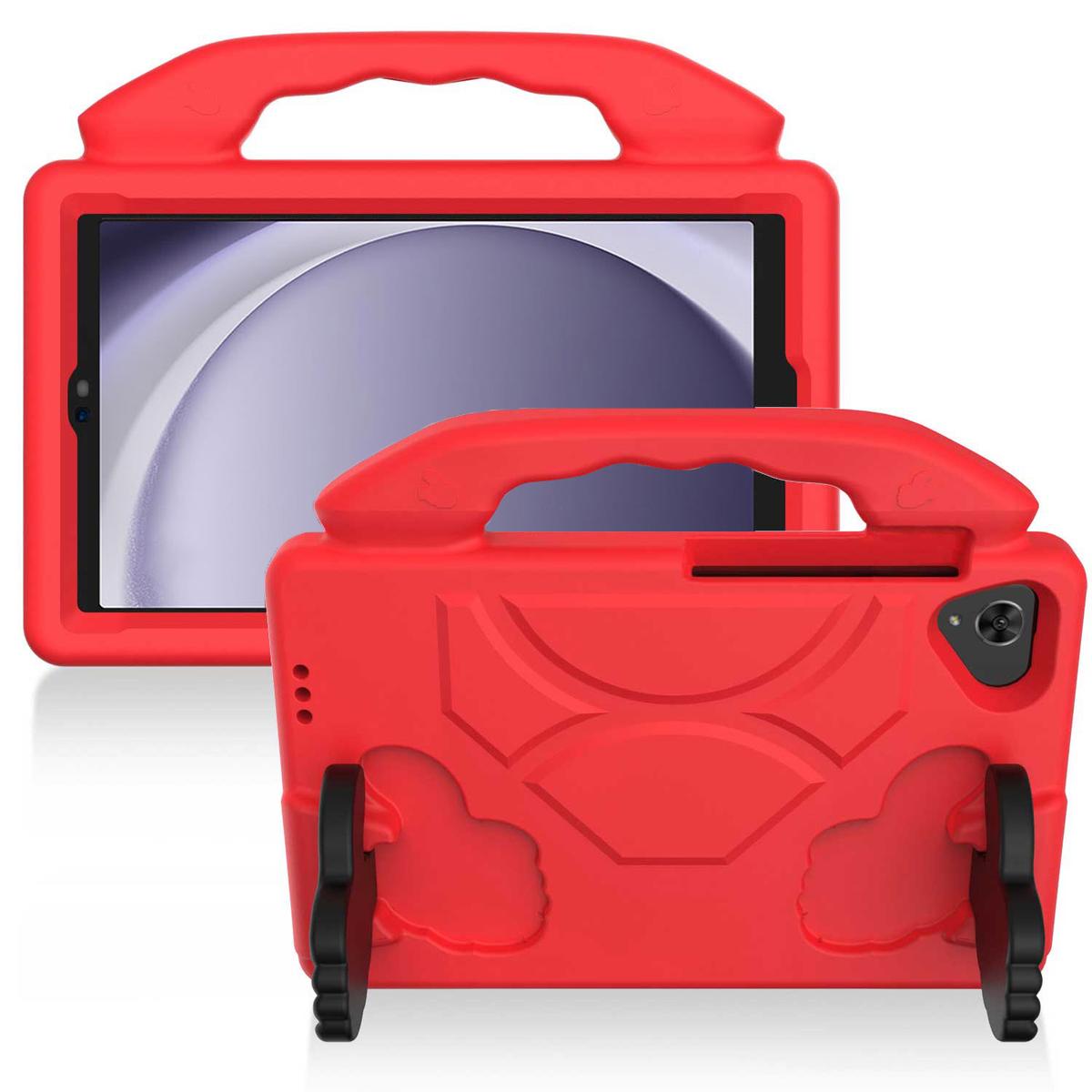 Samsung A9 8.7inch Thumbs Up Kickstand Shockproof Tablet Case Cover - Red