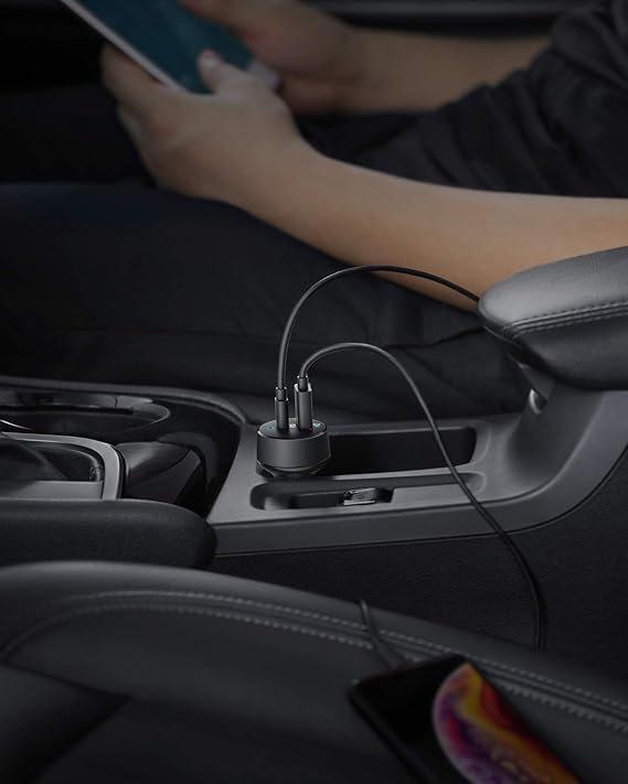 Anker 30W 2-Port Type C Fast Car Charger with 18W Power Delivery and 12W PIQ, PowerDrive PD 2, photo 3 of 7