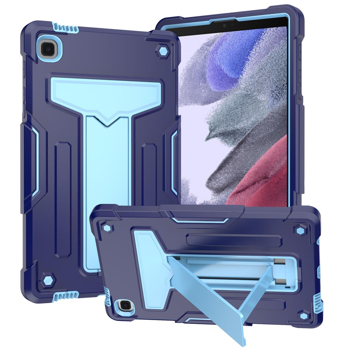 Samsung Galaxy Tab A7 Lite 8.7 inch (T220 T225) Tablet Vertical 3in1 Tough Hybrid Kickstand - NavyBlue/Blue