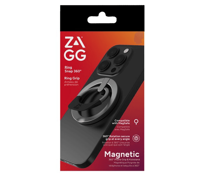 ZAGG Ring Snap 360 Magnetic Ring - Black, photo 2 of 2