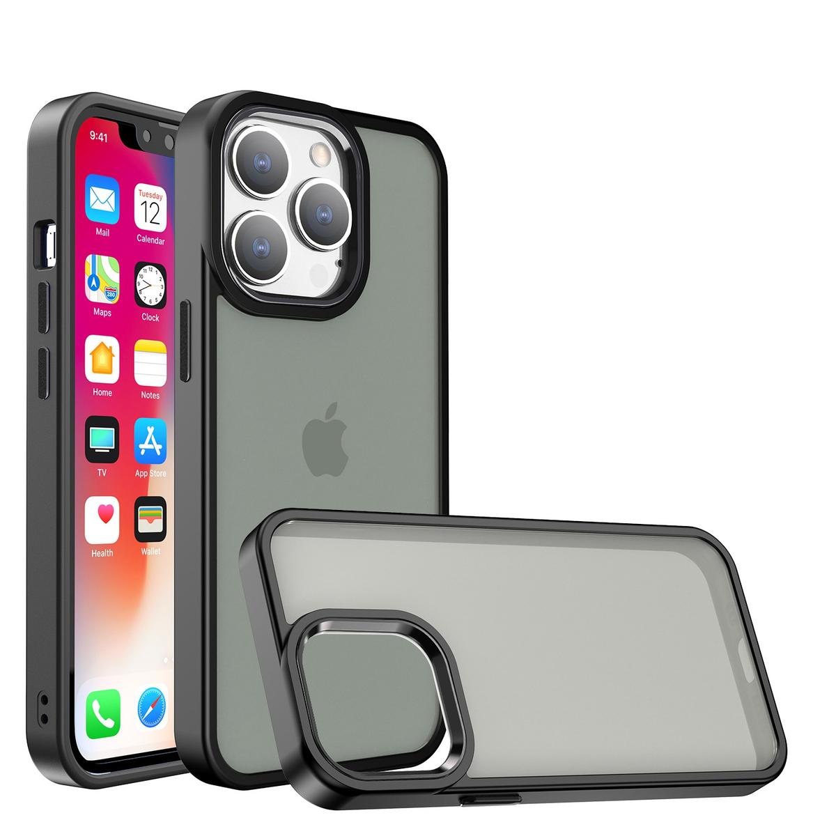 iPhone 15 Plus Polished Oil Thick Acrylic Hybrid Case with Metal Buttons, photo 5 of 9