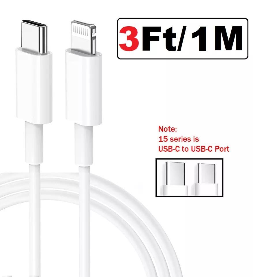 USB-C Fast Charging Type C Cable For iPhone 15 14 13 12 11 Pro Max XS 8