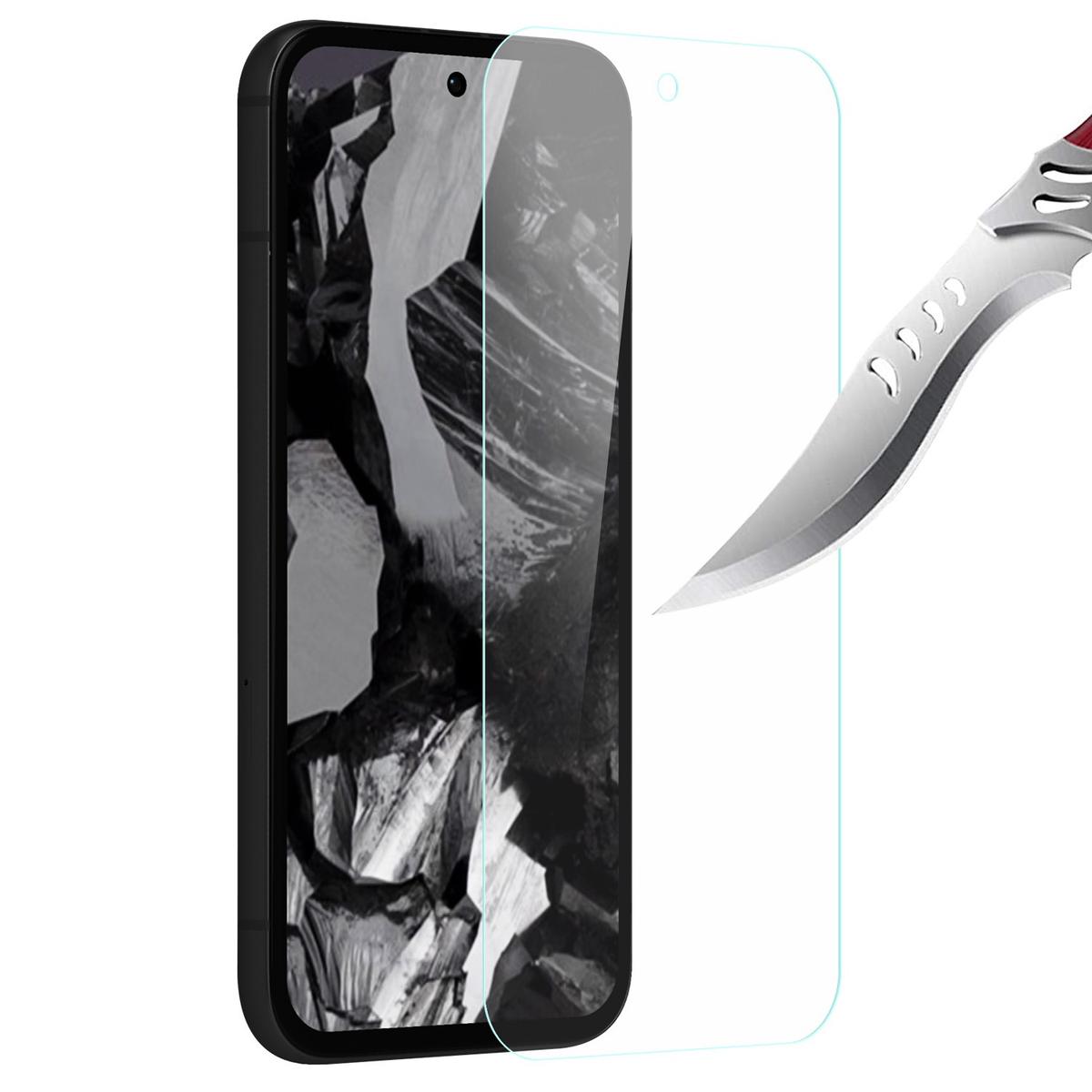 Google Pixel 9 6.3 Inch HD Clear Tempered Glass Screen Protector