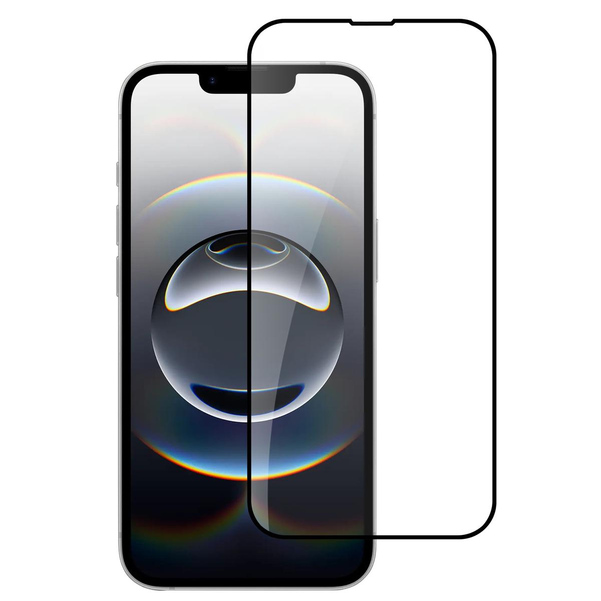 iPhone 17E / 16E / SE4 Black edged Tempered Glass (Black)