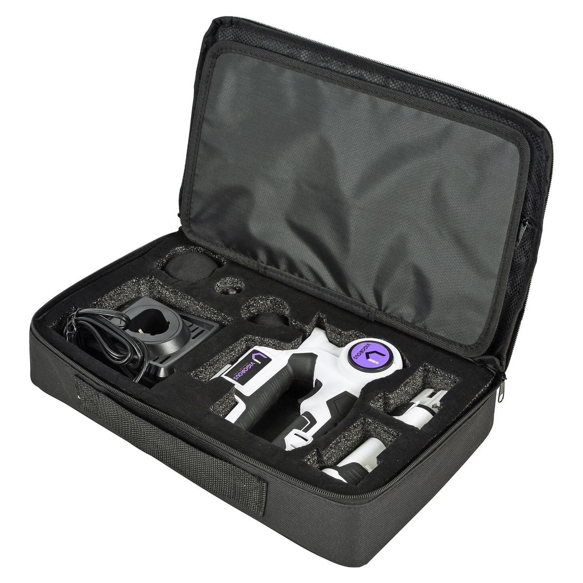 VIGOROUS Compact Personal Percussion Massage Gun with Case & Attachments, photo 5 of 5