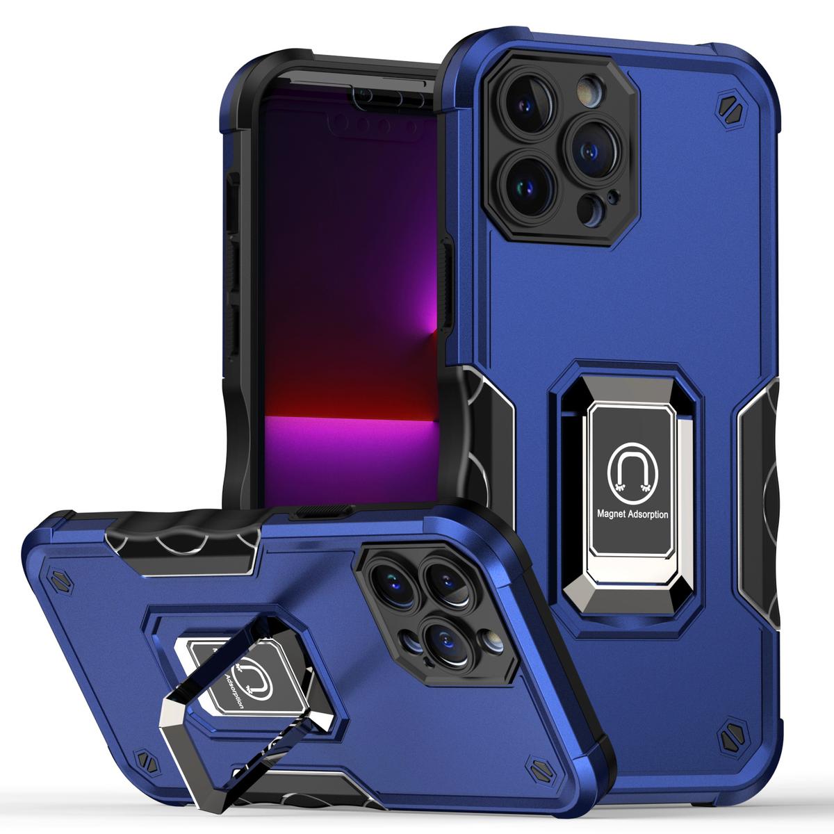 Apple iPhone 11 Pro MAX (XI6.5) OPTIMUM Magnetic Ring Stand Hybrid Case Cover, photo 4 of 7