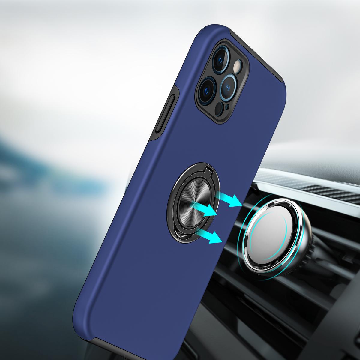 iPhone 15 Plus CHIEF Oil Painted Magnetic Ring Stand Hybrid Case Cover, photo 5 of 8