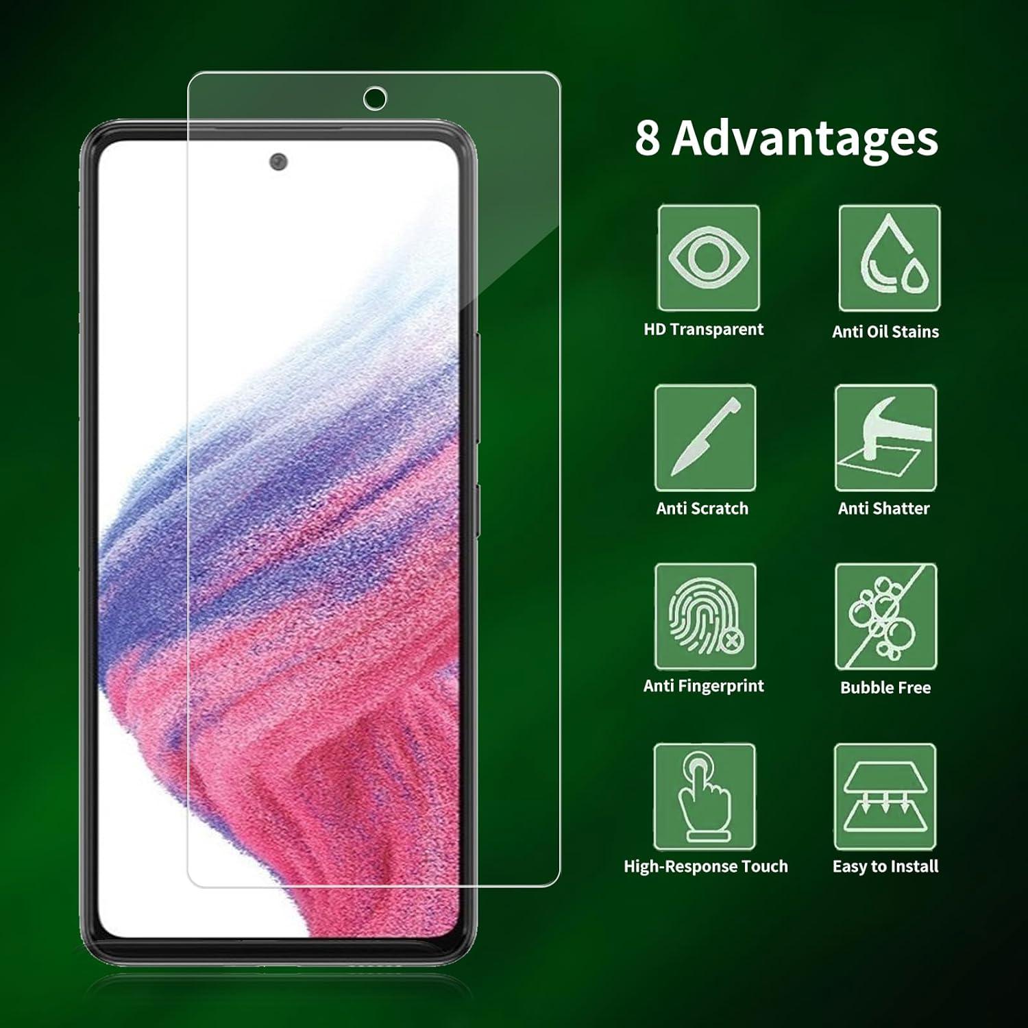 Tempered Glass Screen Protector for Samsung Galaxy A35 – Ultra Clear, Anti-Fingerprint & Durable