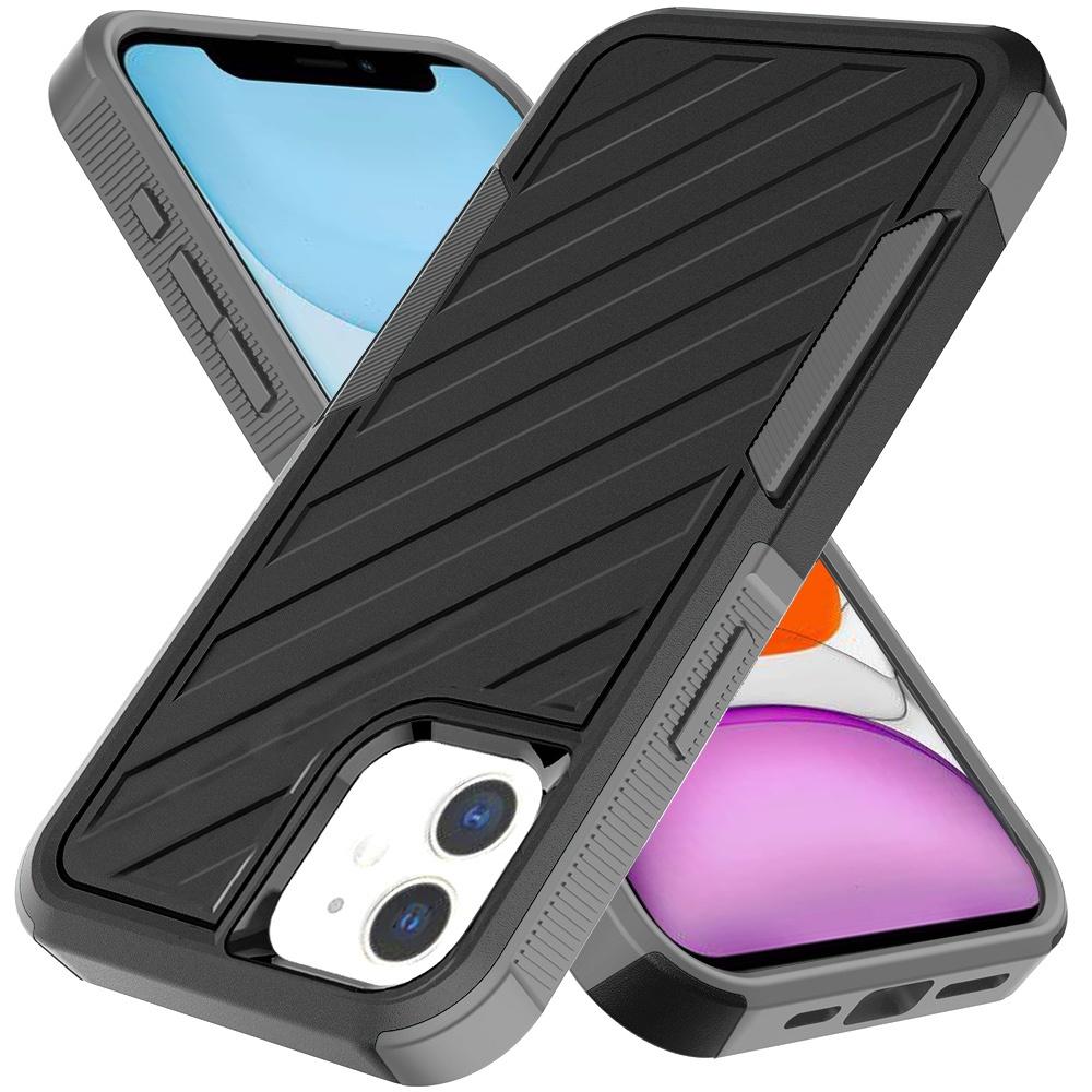 iPhone 11 (XI6.1) Noble lined shockproof dual layer hybrid - Black, photo 2 of 3