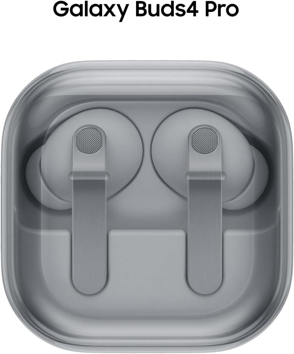 Samsung Galaxy Buds 4 Pro (2026) AI True Wireless Bluetooth Earbuds, White | Hi-Res Audio, 2-Way Speaker, ANC 2.0, Optimized Comfort, IP57 (White), photo 2 of 7