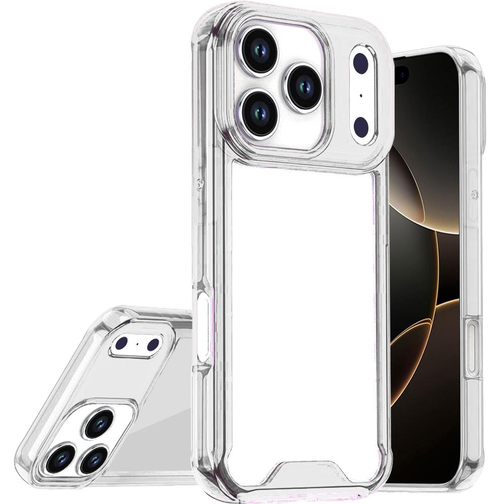 iPhone 17 Pro Max Colored Shockproof Transparent Hard Case – Full Camera Protection | Available in Multiple Colors | US Seller | Free Delivery