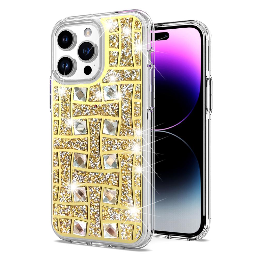 iPhone 15 Bling Hybrid Case Cover