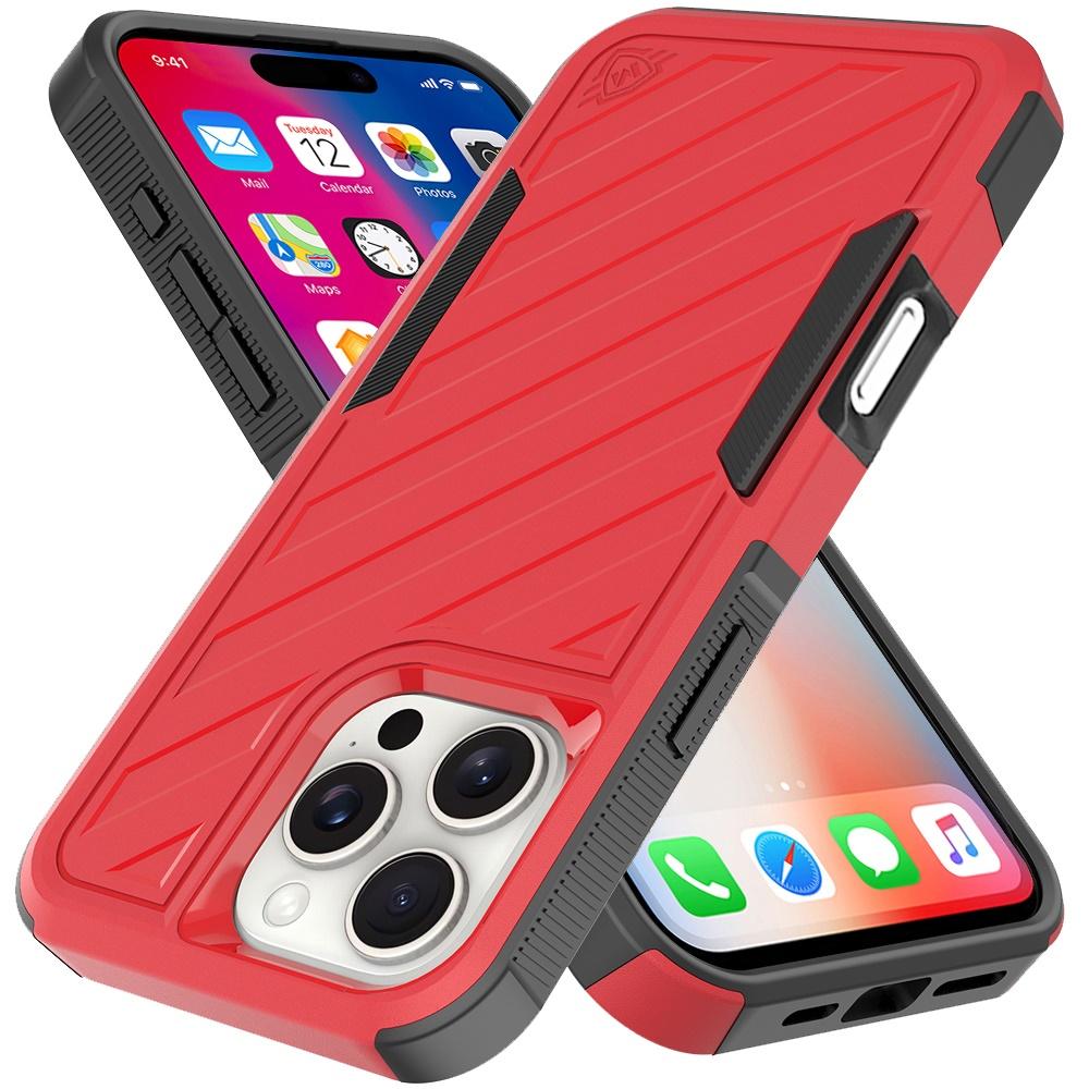 iPhone 16 Pro 6.3" METKASE Noble Lined Dual-Layer Hybrid Case | Shockproof Rugged Cover in Slide-Out Premium Packaging, photo 12 of 13