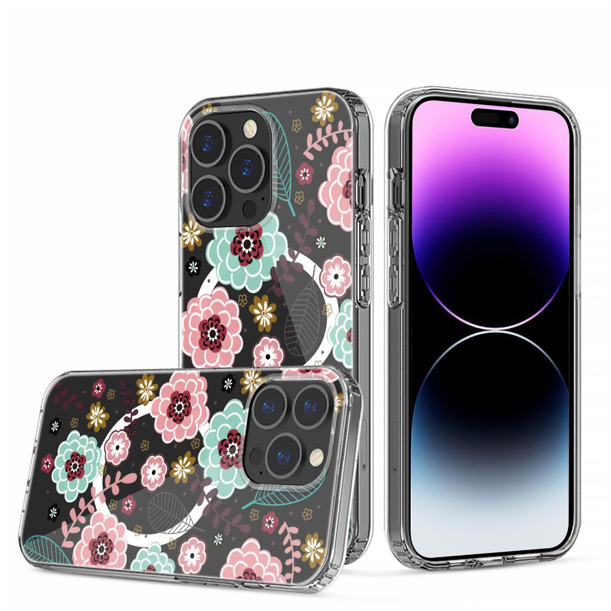 Floral Clear Protective iPhone 14 Pro Max Case | Available in Multiple Colors | US Seller | Free Delivery, photo 3 of 3