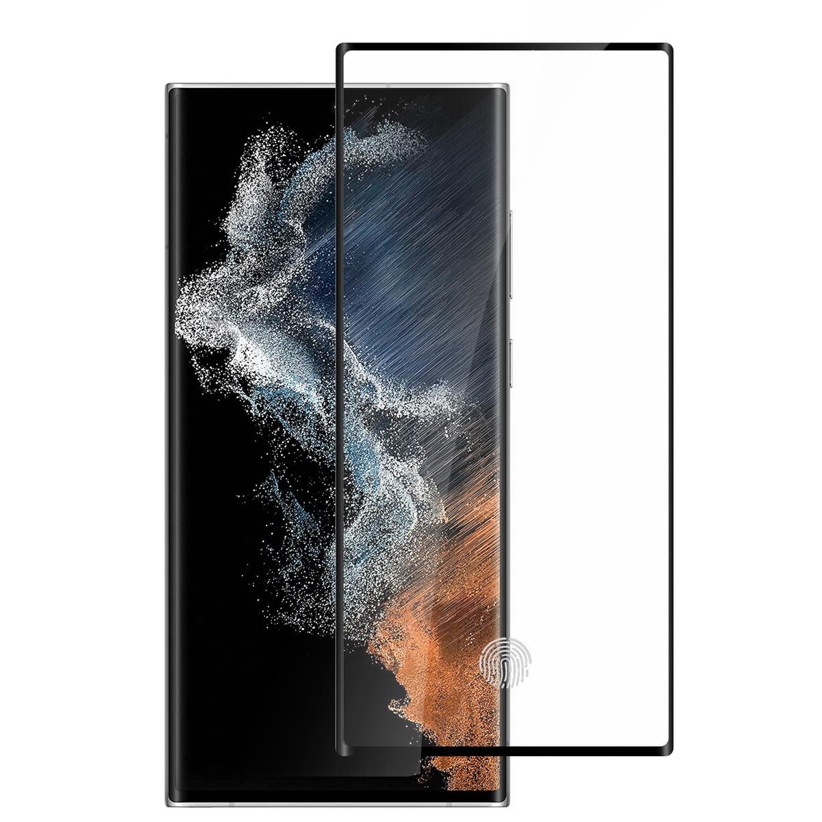 Samsung Galaxy S22 Ultra 3D Curved Full Glue Tempered Glass Protector