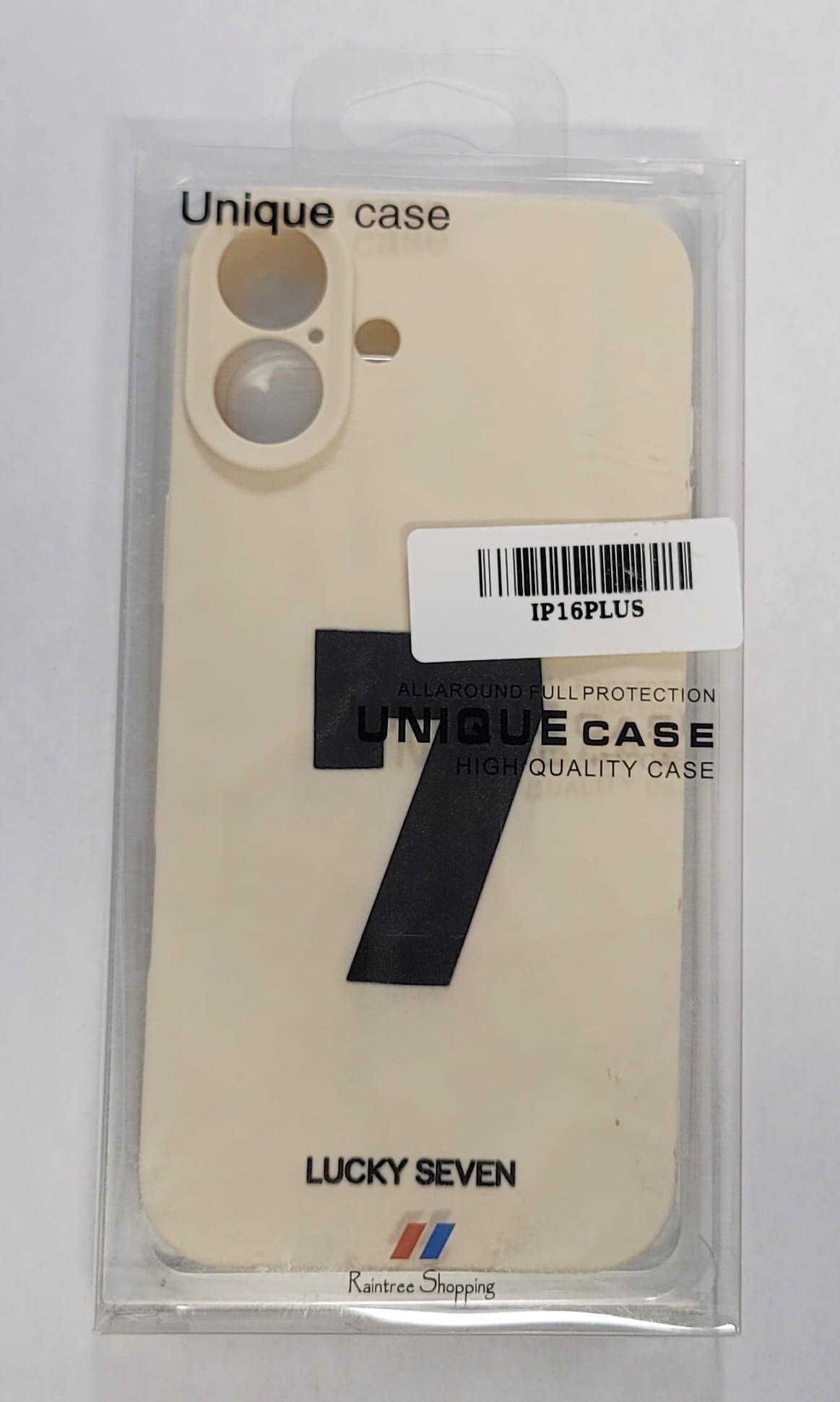 iPhone 16 Plus Case – Lucky Seven Minimalist Design