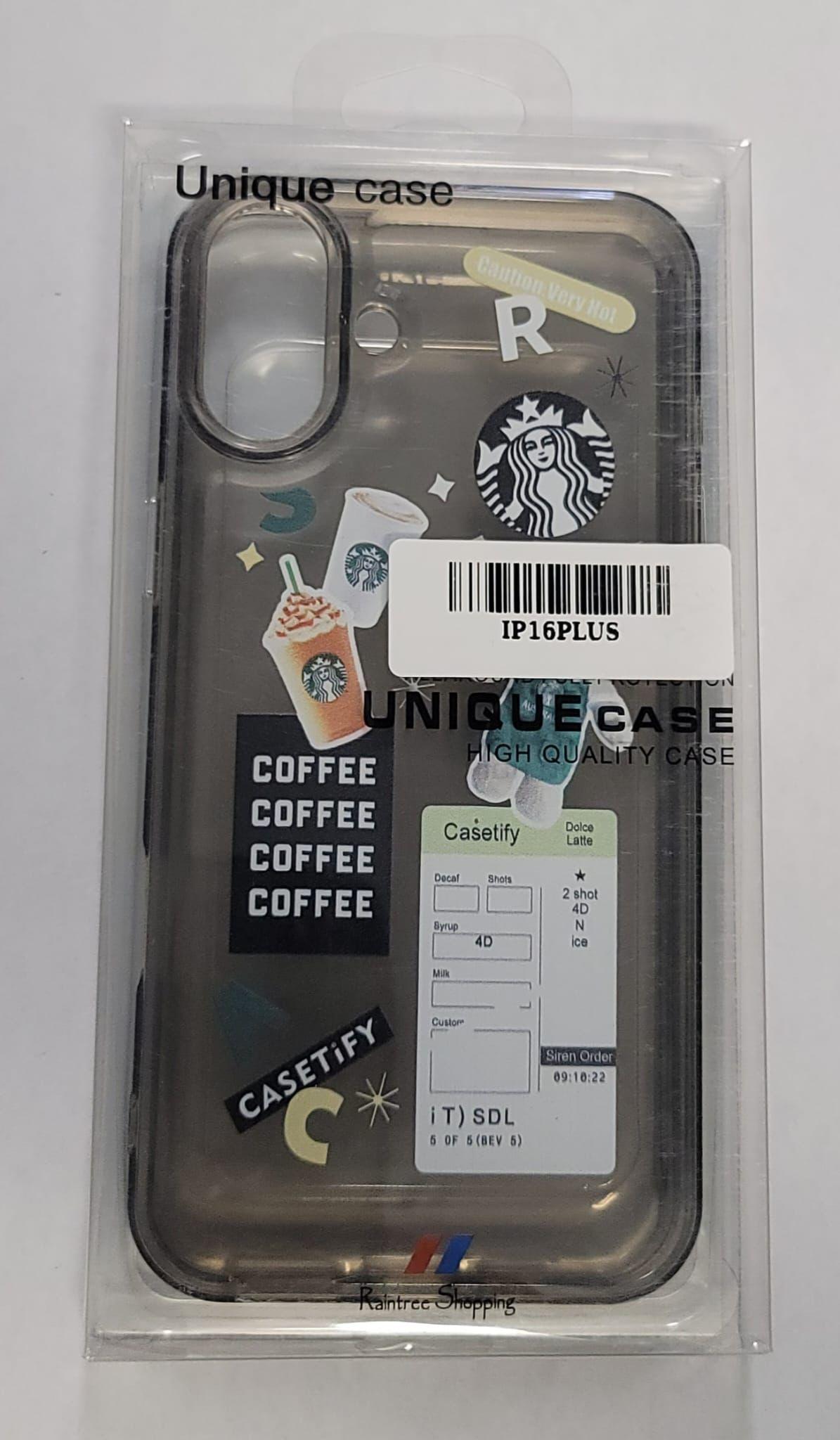 Coffee Vibes iPhone 16 Plus Case – Café Aesthetic Design