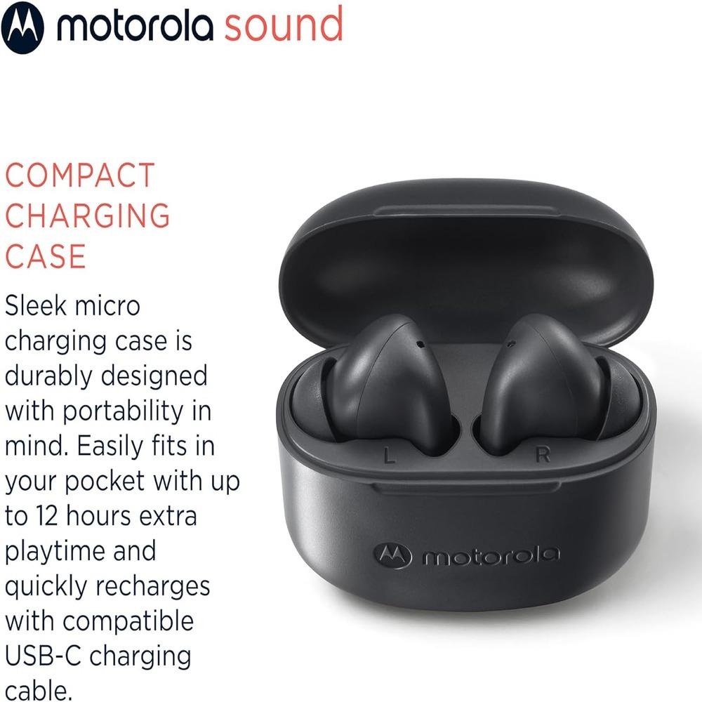 Motorola Moto Buds 065 True Wireless Bluetooth Earbuds Black, photo 5 of 5