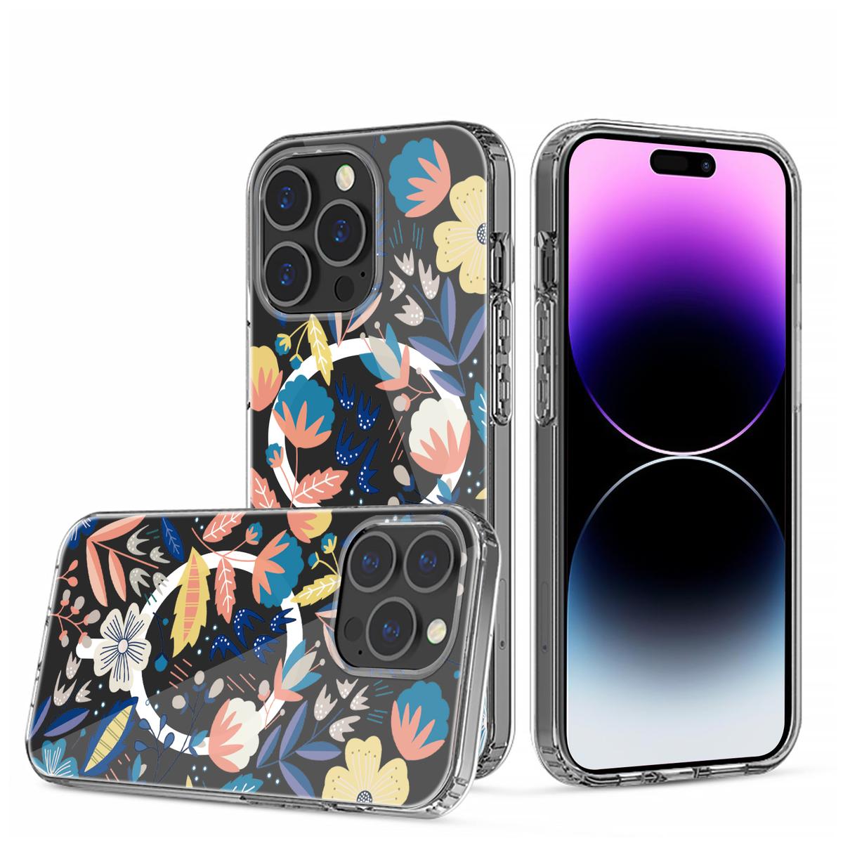 Floral Clear Protective iPhone 14 Pro Max Case | Available in Multiple Colors | US Seller | Free Delivery, photo 2 of 3