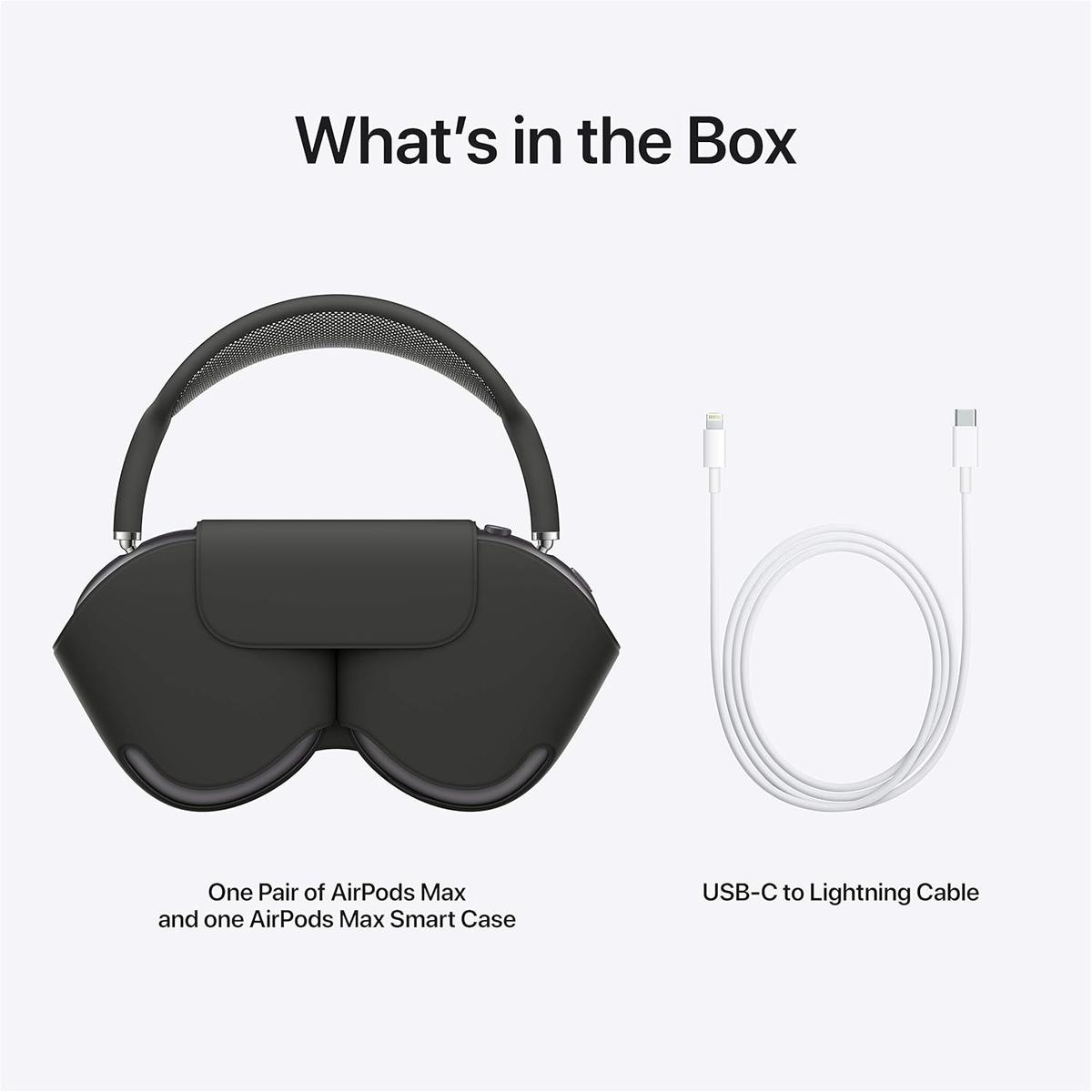 AirPods Max Wireless Over-Ear Headphones, Active Noise Cancelling, Transparency Mode, Personalized Spatial Audio, Dolby Atmos, Bluetooth Headphones for iPhone, photo 5 of 5