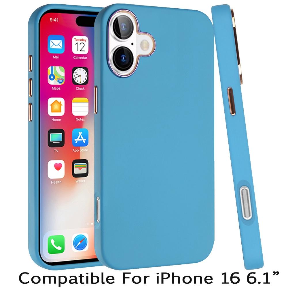 iPhone 16 6.1" Hybrid Chrome Edge Case – Sleek & Classy, photo 4 of 12