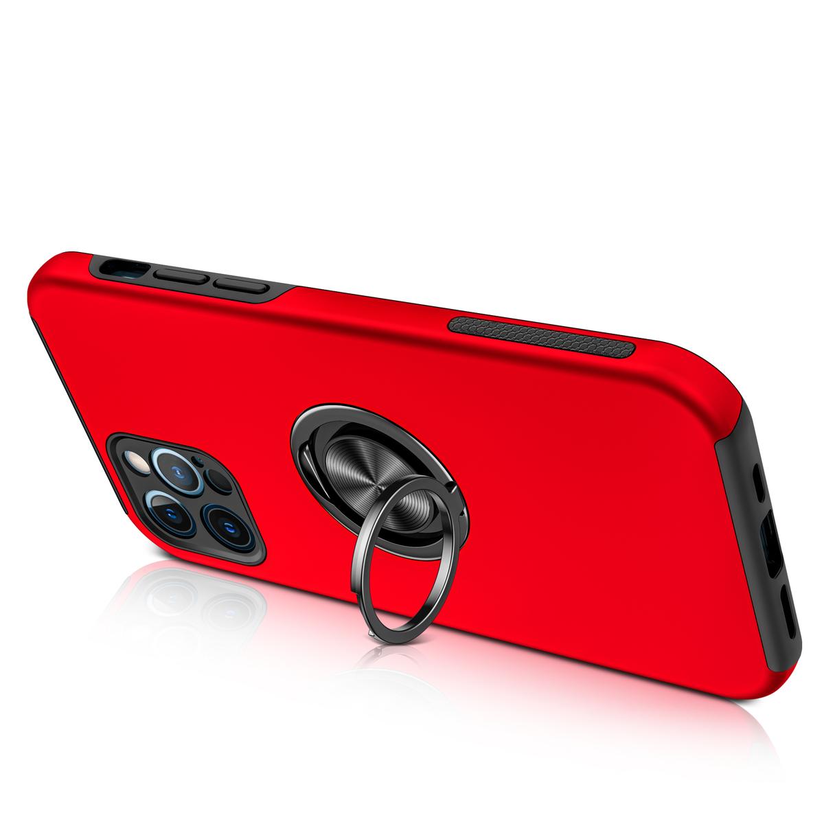 iPhone 12 Pro Max 6.7" CHIEF Oil Painted Magnetic Ring Stand Hybrid Case Cover, photo 11 of 12
