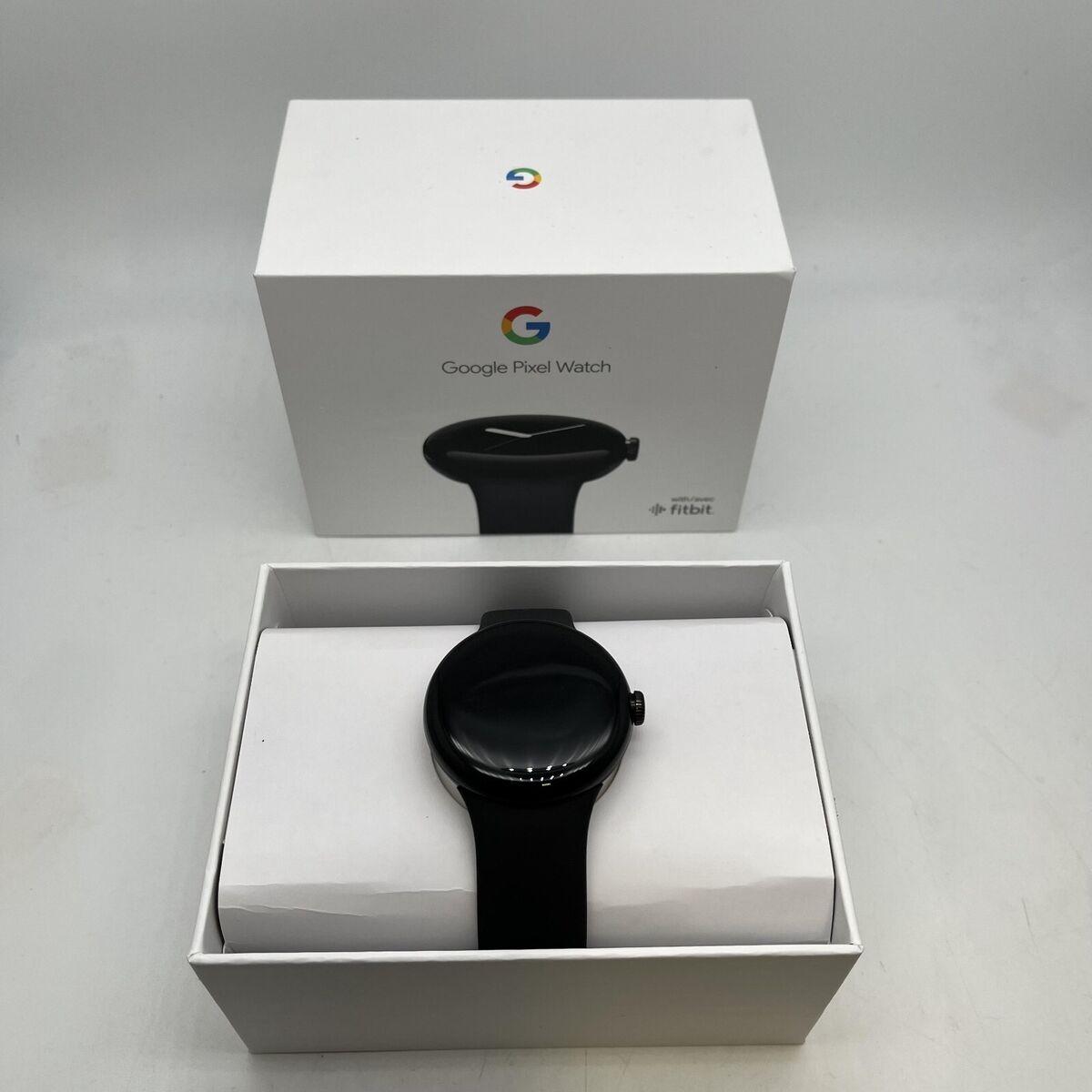Google Pixel Watch, 41mm Polished Silver Case w/Chalk Active Band, Android Smartwatch with Fitbit Activity, Fitness, Sleep, Heart Rate Tracking, LTE Support Brand New, photo 3 of 3