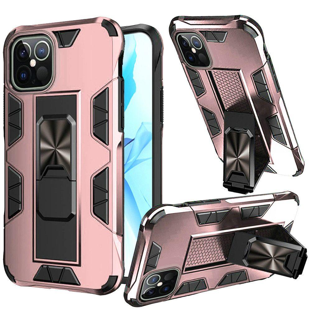 iPhone 12 Pro Max 6.7 Optimum Magnetic RingStand Case Cover - Rose Gold