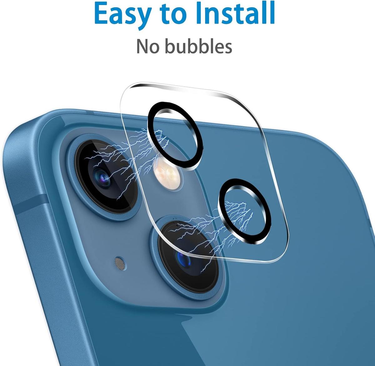 Glass Camera Lens Protector for iPhone 13 – Ultra-Clear, Scratch Resistant, Easy Installation, photo 5 of 6
