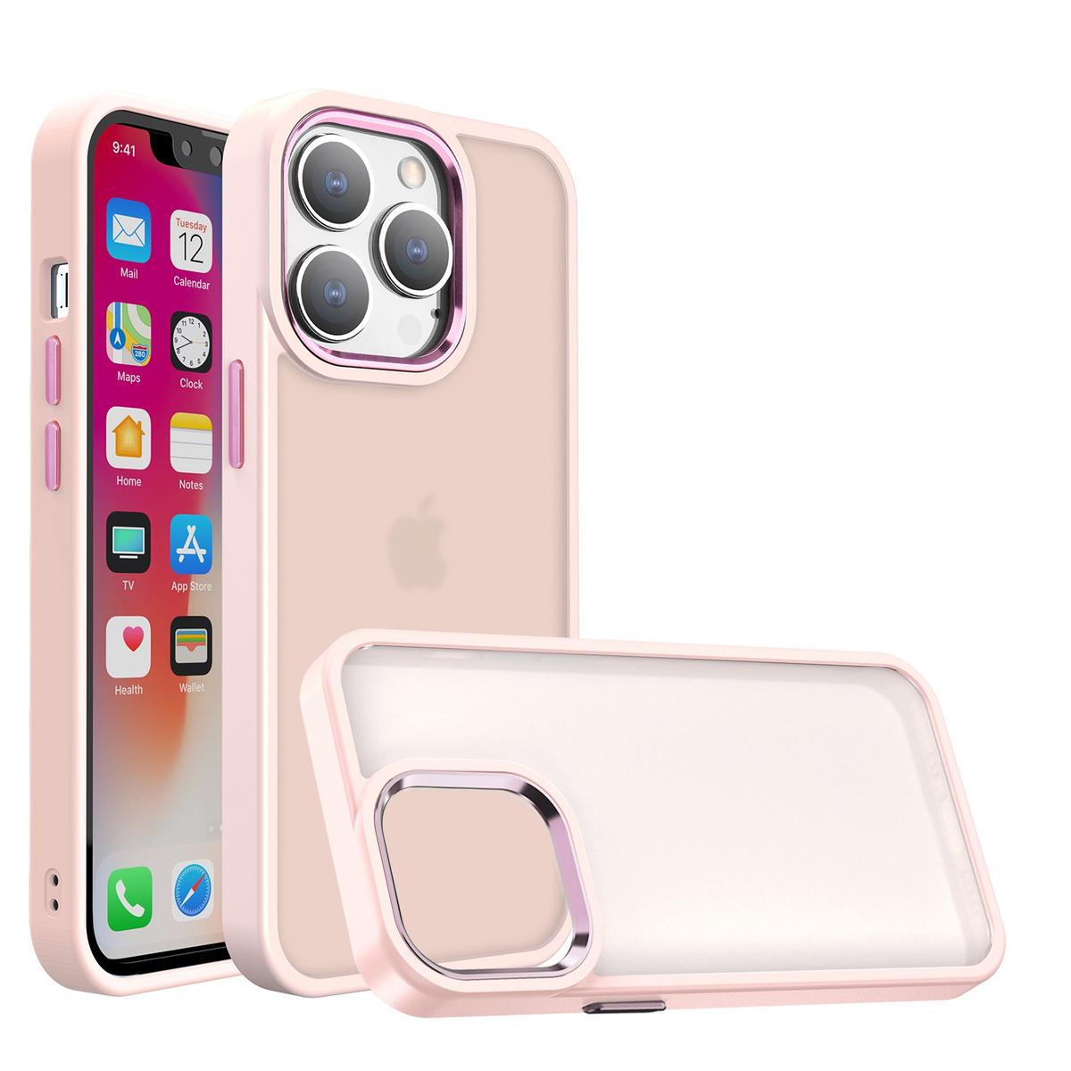 iPhone 15 Plus Polished Oil Thick Acrylic Hybrid Case with Metal Buttons, photo 7 of 9