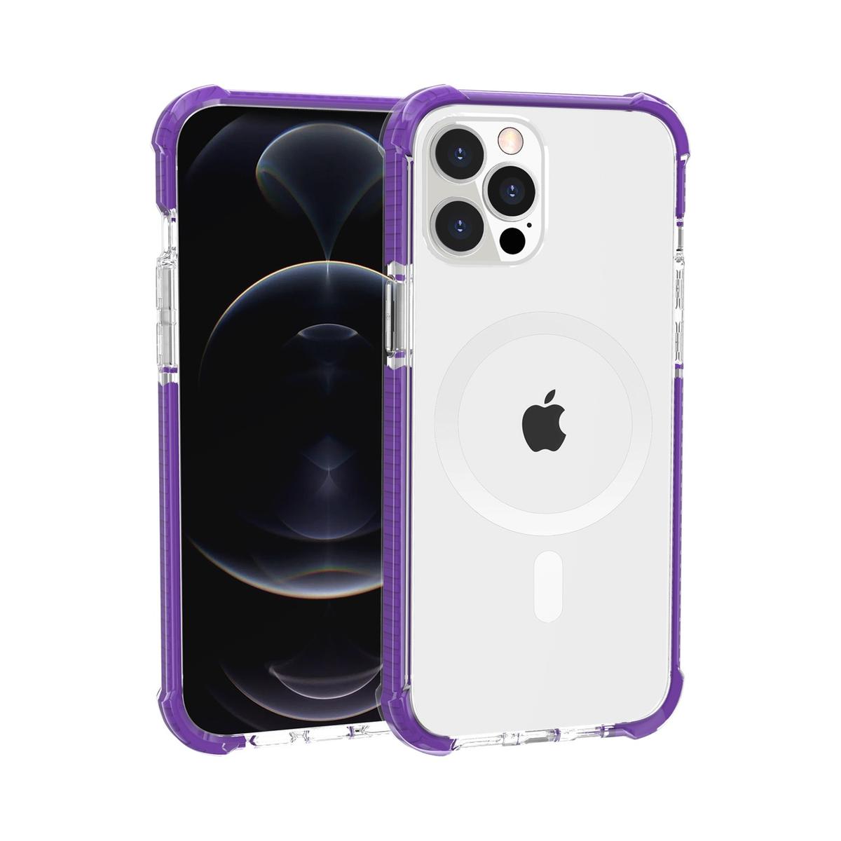 iPhone 14 PLUS Acrylic [Magnetic Circle] Tough 2.5mm Transparent Shockproof Hybrid Case | Heavy-Duty Clear Protection, photo 8 of 12