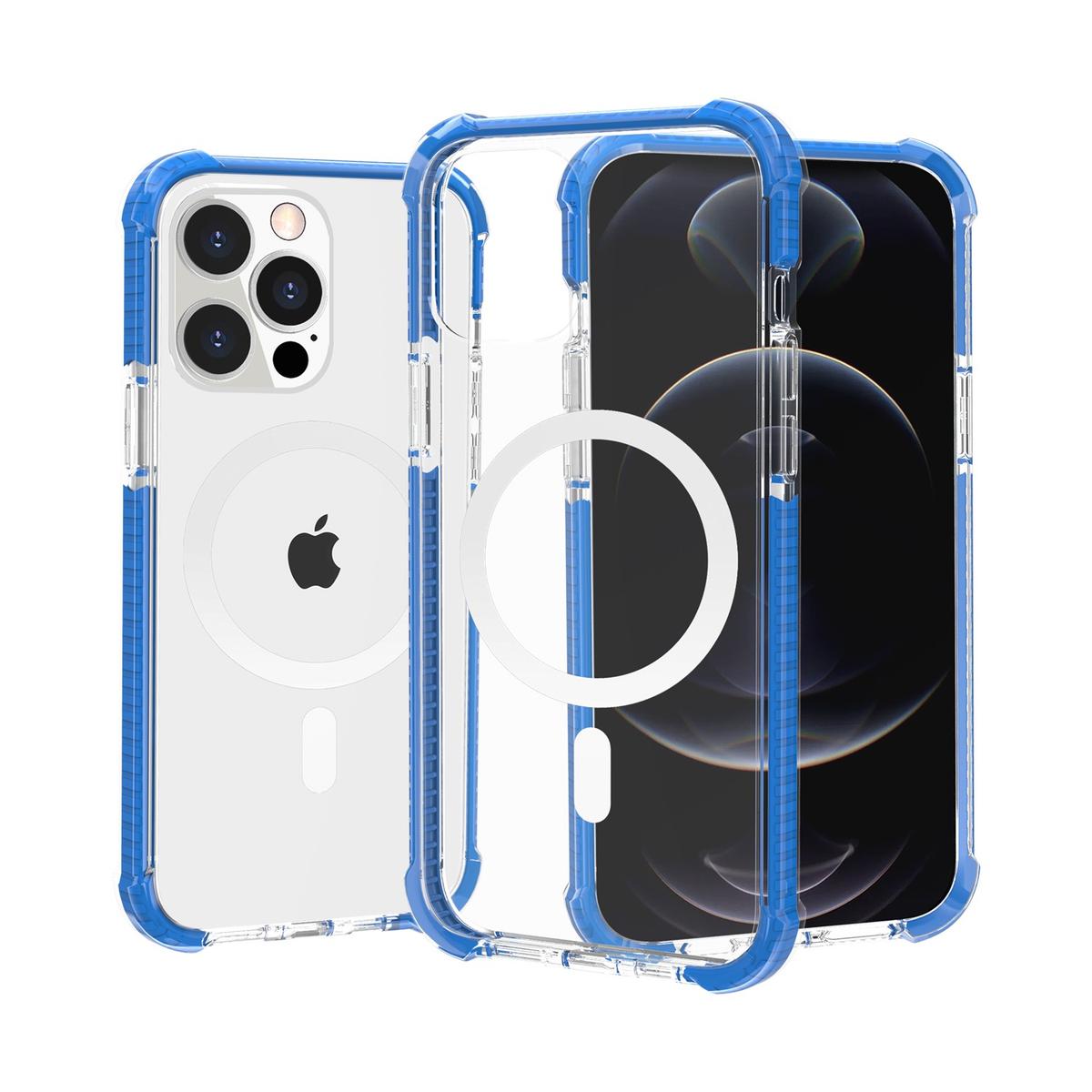 iPhone 15 Pro Tough 2.5mm Acrylic Transparent Shockproof Hybrid Case with [Magnetic Circle], photo 5 of 7