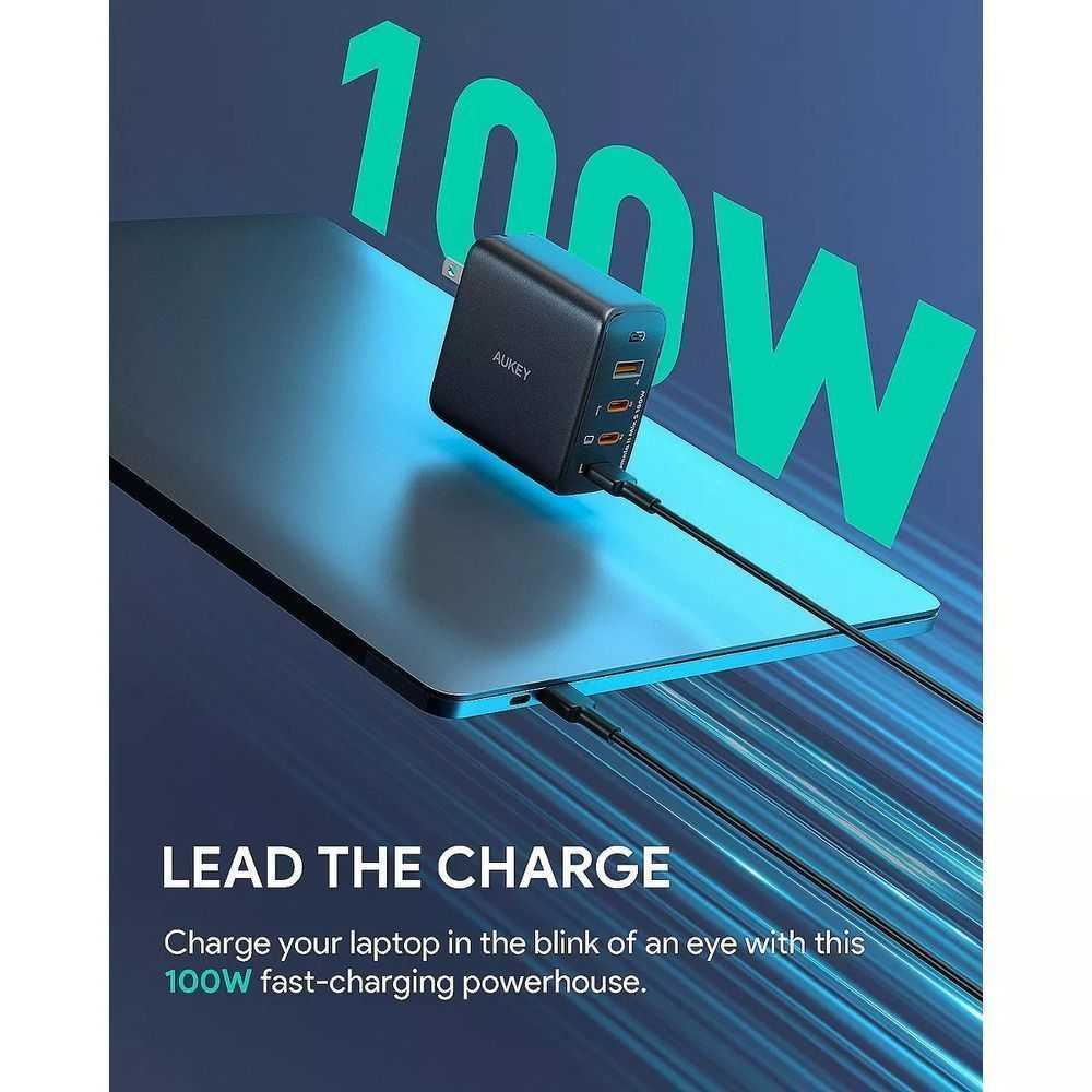 AUKEY PA-B7S VoltApex II Mix S 100W 4-Port PD Wall Charger, photo 8 of 8