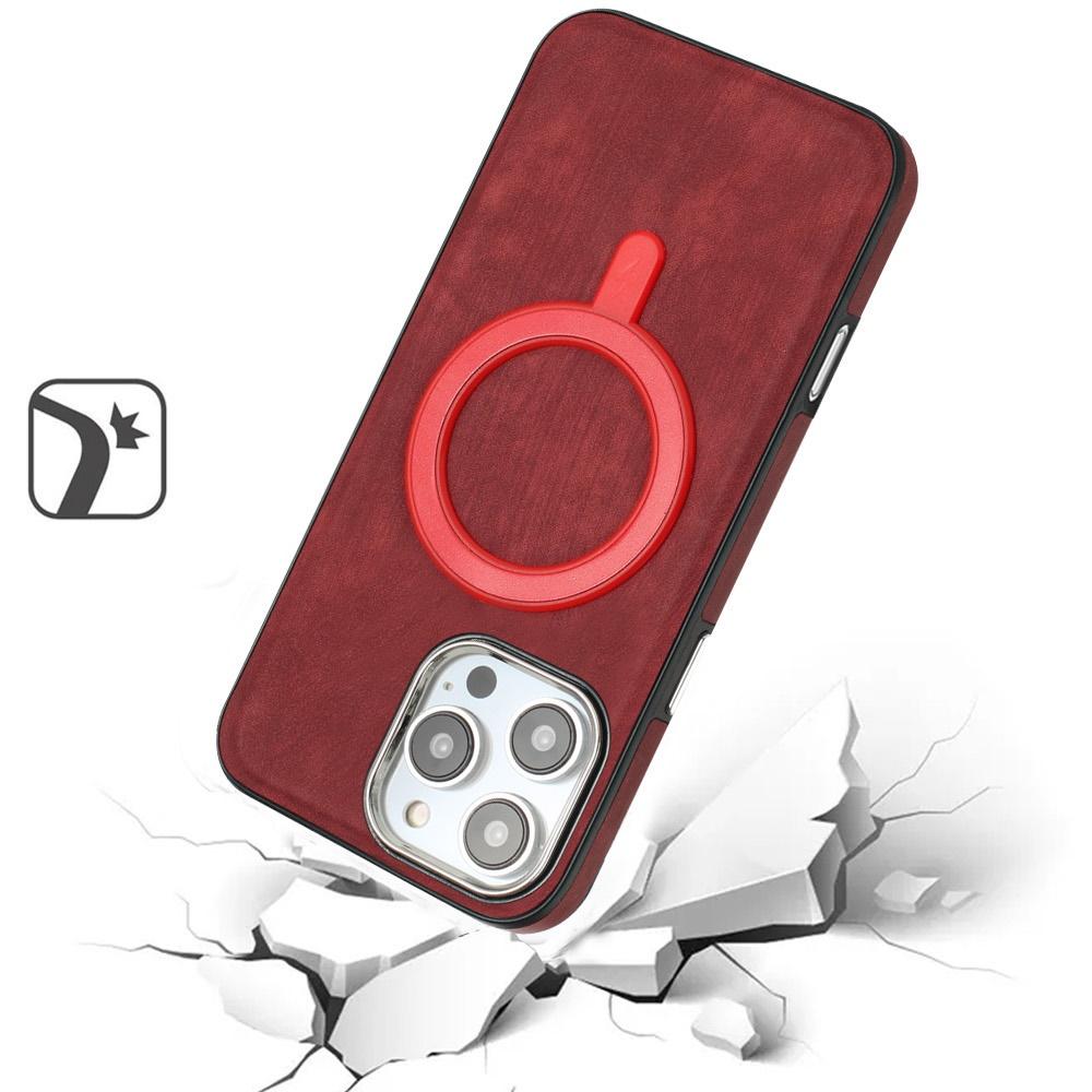 iPhone 16 Pro 6.3" Fashion PU Vegan Leather Case | Chrome Edged Slim Cover with Premium Look & Feel, photo 6 of 7