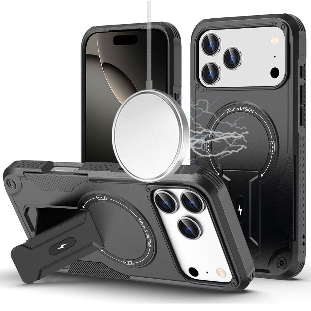 IPhone 17 Pro Cases Sturdy Bracket Kickstand Magnetic Hybrid