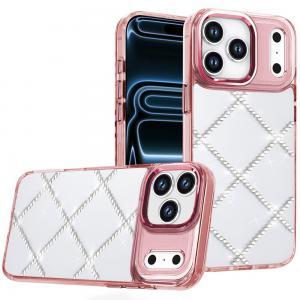 Apple iPhone 18 Pro Max Gem Glitter Diamond Transparent Hard Colorful TPU Hybrid Case - Available in Multiple Colors, photo 2 of 5